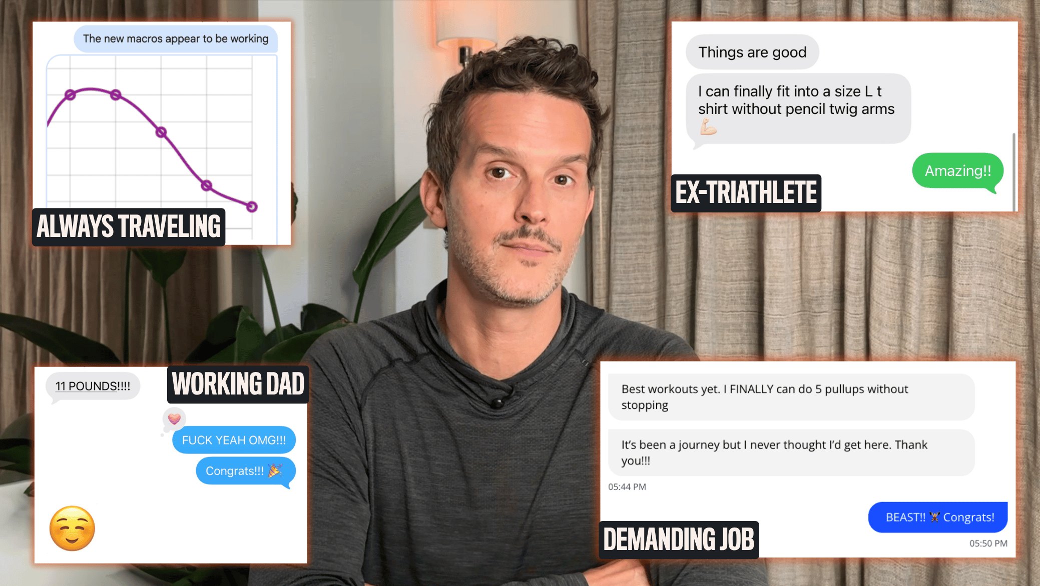 Client transformation testimonials